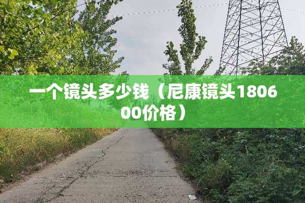 一个镜头多少钱（尼康镜头180600价格）