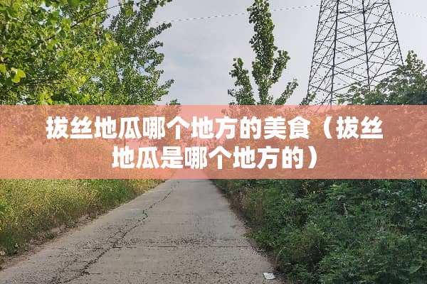 拔丝地瓜哪个地方的美食（拔丝地瓜是哪个地方的）