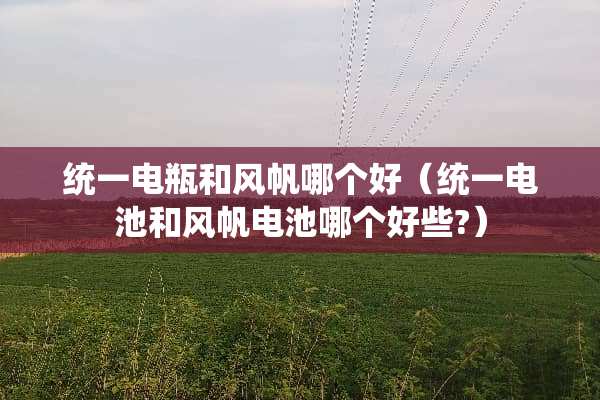 统一电瓶和风帆哪个好（统一电池和风帆电池哪个好些?）