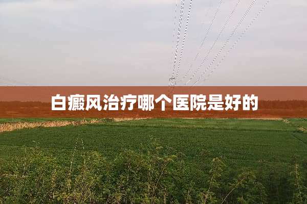 白癜风治疗哪个医院是好的