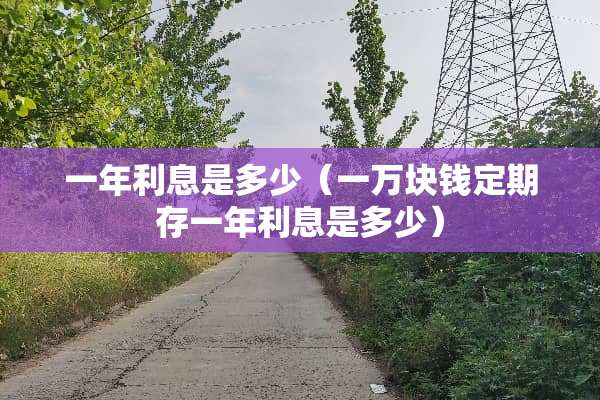 一年利息是多少（一万块钱定期存一年利息是多少）