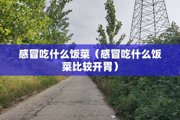 感冒吃什么饭菜（感冒吃什么饭菜比较开胃）