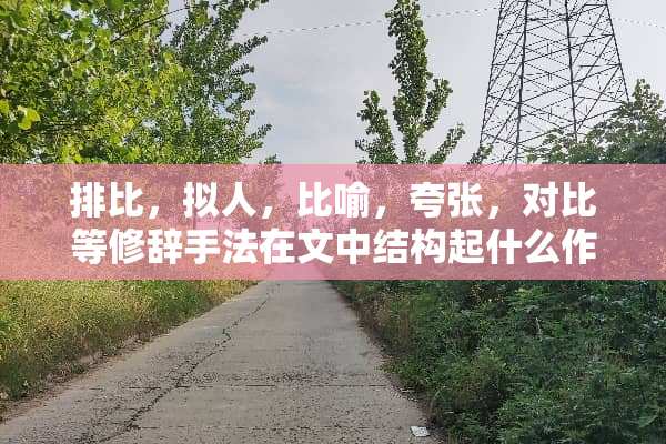 排比，拟人，比喻，夸张，对比等修辞手法在文中结构起什么作用？