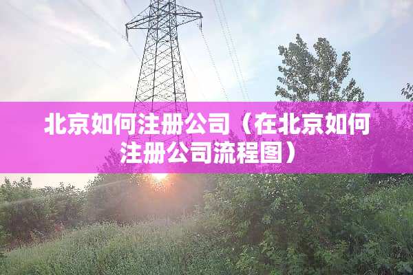 北京如何注册公司（在北京如何注册公司流程图）