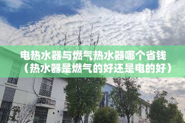 电热水器与燃气热水器哪个省钱（热水器是燃气的好还是电的好）