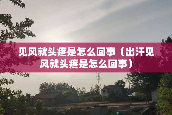 见风就头疼是怎么回事（出汗见风就头疼是怎么回事）