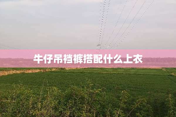 牛仔吊裆裤搭配什么上衣