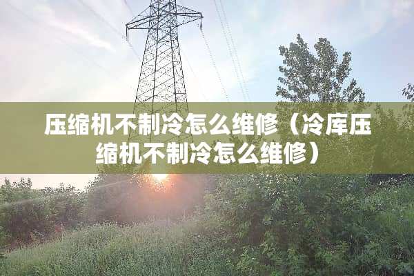 压缩机不制冷怎么维修（冷库压缩机不制冷怎么维修）