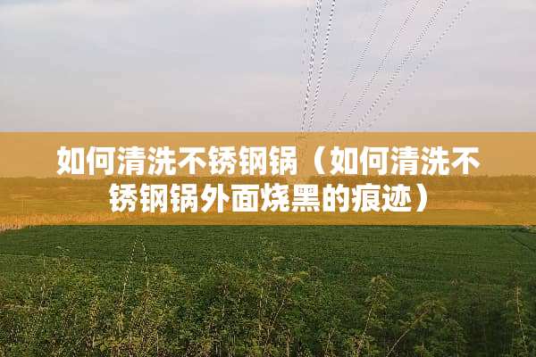 如何清洗不锈钢锅（如何清洗不锈钢锅外面烧黑的痕迹）