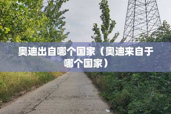 奥迪出自哪个国家（奥迪来自于哪个国家）