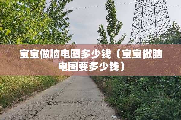 宝宝做脑电图多少钱（宝宝做脑电图要多少钱）
