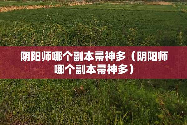 *阳师哪个副本帚神多（*阳师哪个副本帚神多）