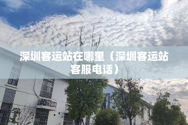 深圳客运站在哪里（深圳客运站客服电话）