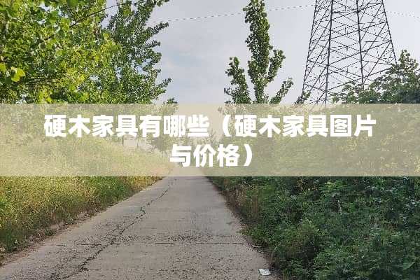 硬木家具有哪些（硬木家具图片与价格）