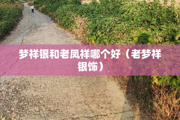 梦祥银和老凤祥哪个好（老梦祥银饰）