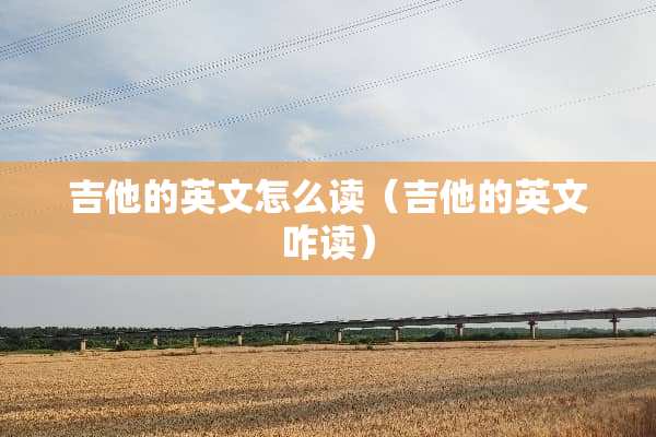 吉他的英文怎么读（吉他的英文咋读）