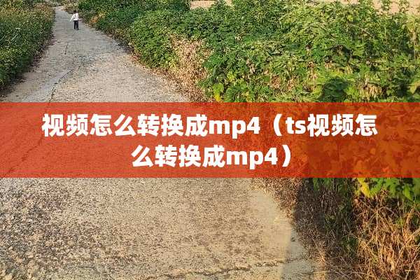 视频怎么转换成mp4（ts视频怎么转换成mp4）