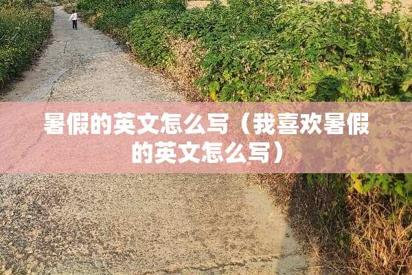 暑假的英文怎么写（我喜欢暑假的英文怎么写）