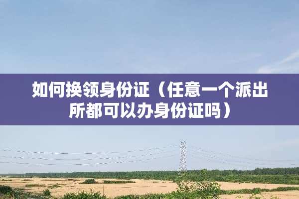 如何换领***（任意一个派出所都可以办***吗）