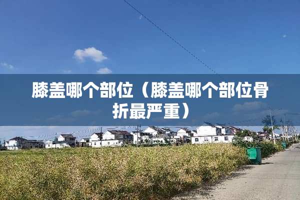 膝盖哪个部位（膝盖哪个部位骨折最严重）