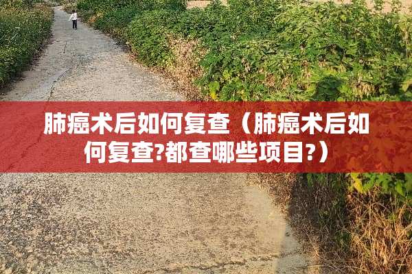 肺癌术后如何复查（肺癌术后如何复查?都查哪些项目?）