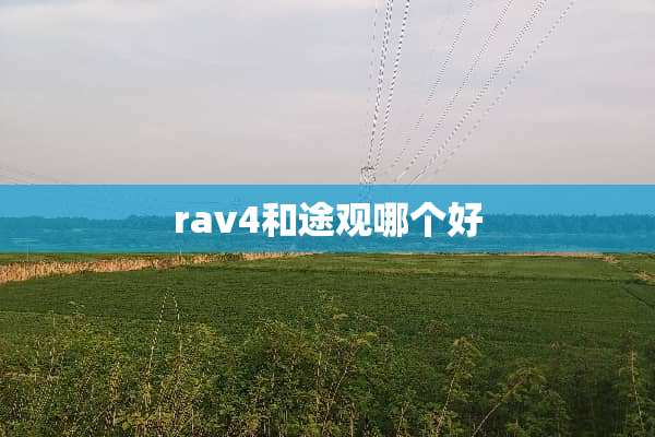 rav4和途观哪个好