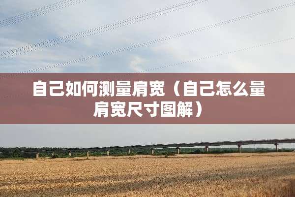 自己如何测量肩宽（自己怎么量肩宽尺寸图解）