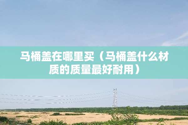 马桶盖在哪里买（马桶盖什么材质的质量最好耐用）