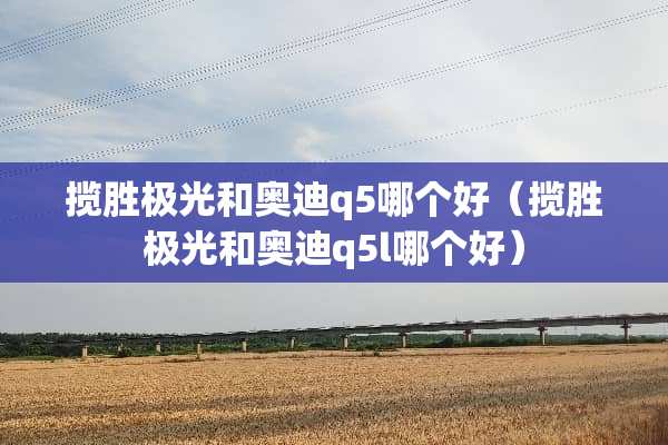 揽胜极光和奥迪q5哪个好（揽胜极光和奥迪q5l哪个好）