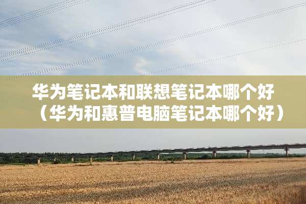 华为笔记本和联想笔记本哪个好（华为和惠普电脑笔记本哪个好）