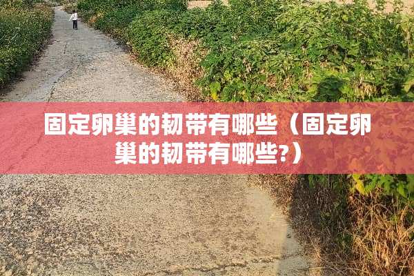 固定卵巢的韧带有哪些（固定卵巢的韧带有哪些?）
