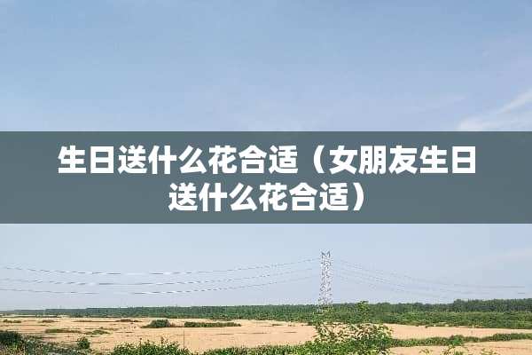 生日送什么花合适（女朋友生日送什么花合适）