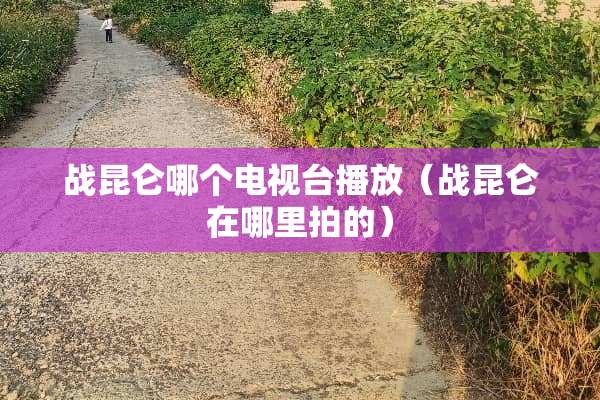战昆仑哪个电视台播放（战昆仑在哪里拍的）