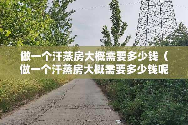 做一个汗蒸房大概需要多少钱（做一个汗蒸房大概需要多少钱呢）