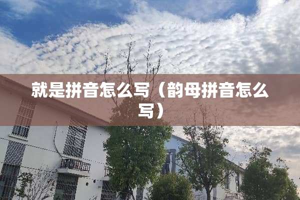 就是拼音怎么写（韵母拼音怎么写）