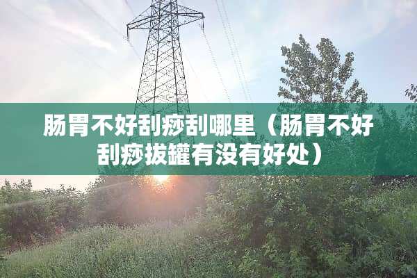 肠胃不好刮痧刮哪里（肠胃不好刮痧拔罐有没有好处）