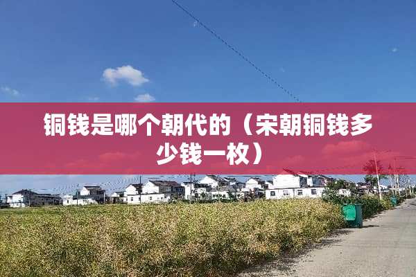 铜钱是哪个朝代的（宋朝铜钱多少钱一枚）