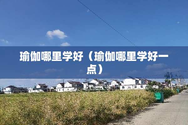 瑜伽哪里学好（瑜伽哪里学好一点）