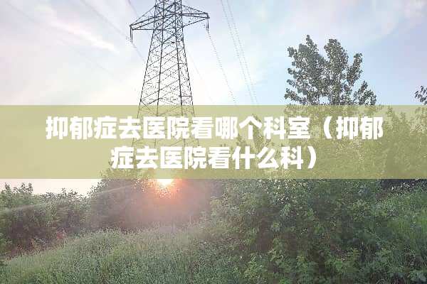 抑郁症去医院看哪个科室（抑郁症去医院看什么科）