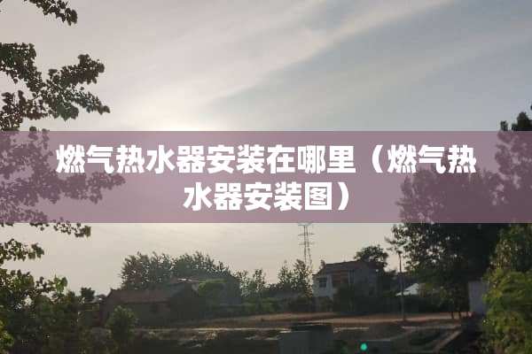 燃气热水器安装在哪里（燃气热水器安装图）