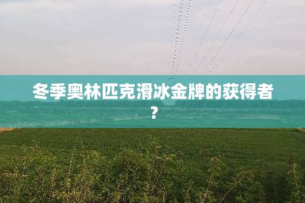 冬季奥林匹克滑冰金牌的获得者？