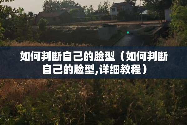 如何判断自己的脸型（如何判断自己的脸型,详细教程）