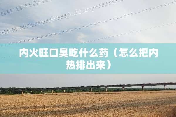 内火旺口臭吃什么药（怎么把内热排出来）