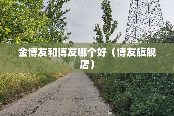 金博友和博友哪个好（博友旗舰店）