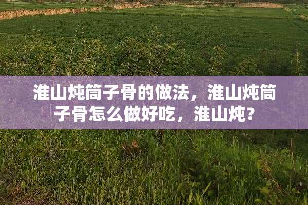 淮山炖筒子骨的做法，淮山炖筒子骨怎么做好吃，淮山炖？