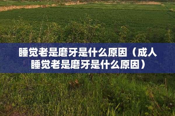 睡觉老是磨牙是什么原因（**睡觉老是磨牙是什么原因）