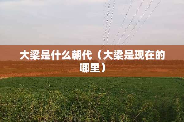 大梁是什么朝代（大梁是现在的哪里）