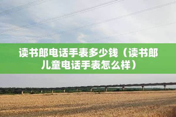 读书郎电话手表多少钱（读书郎儿童电话手表怎么样）