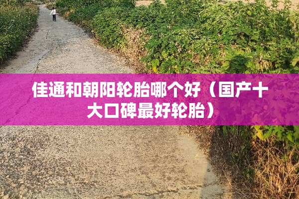 佳通和朝阳轮胎哪个好（国产十大口碑最好轮胎）