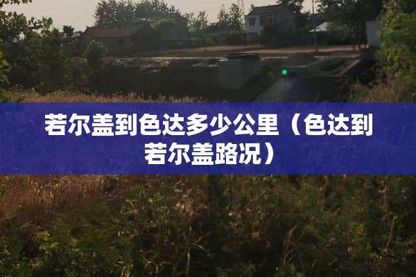 若尔盖到色达多少公里（色达到若尔盖路况）
